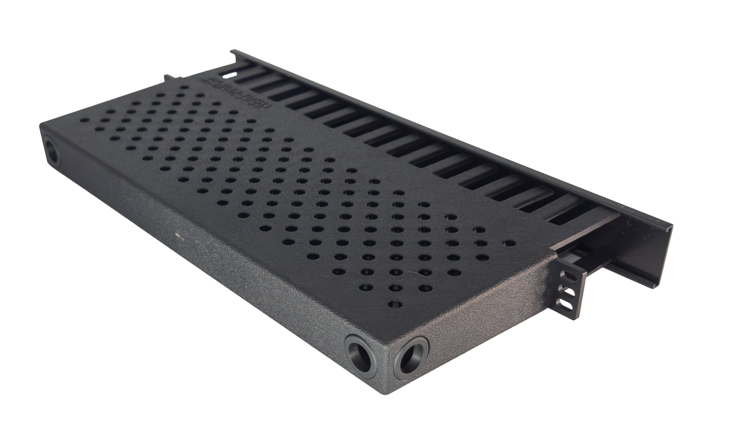 NP1 1U Cable Management Bay - High-Density 24-Port Patch Cable Organizer