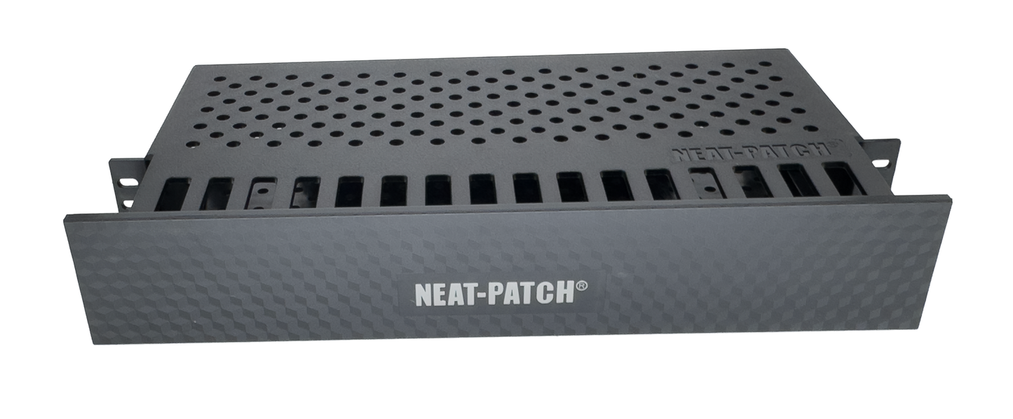 NP2 2U Cable Management Bay - High-Density 48-Port Patch Cable Organizer