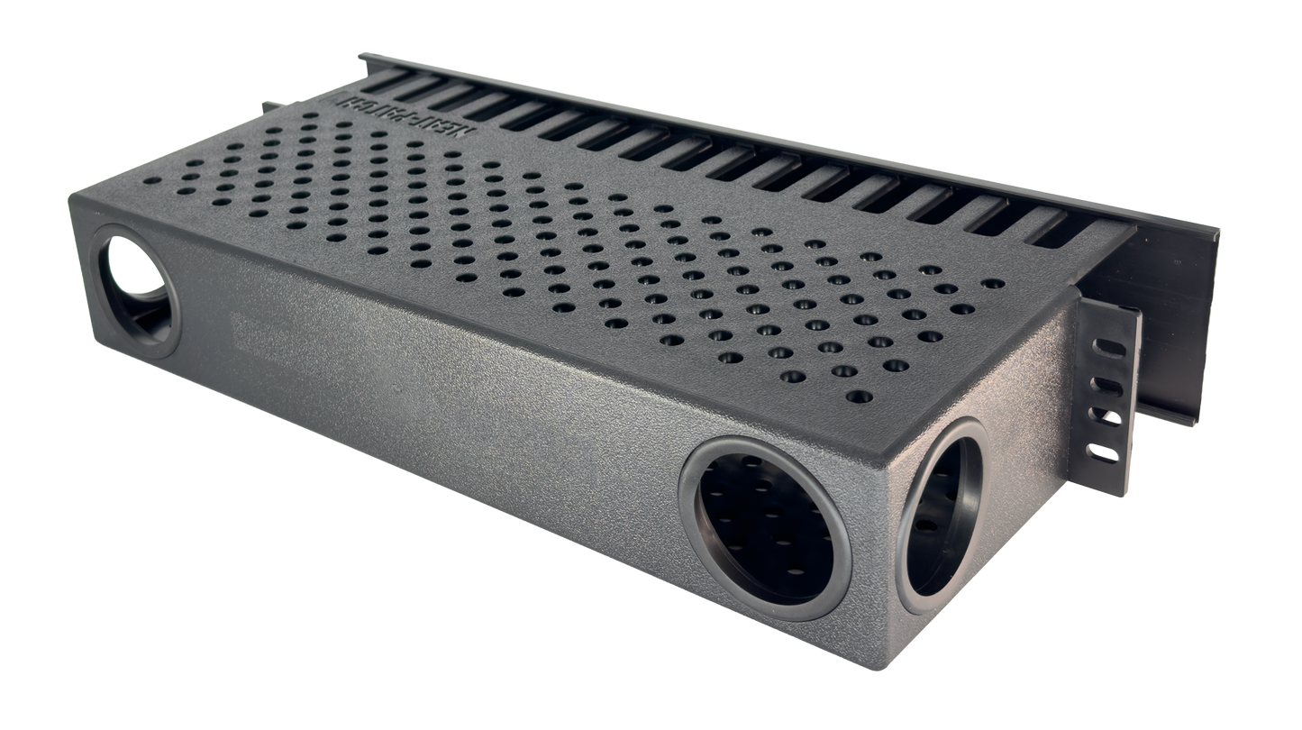 NP2 2U Cable Management Bay - High-Density 48-Port Patch Cable Organizer