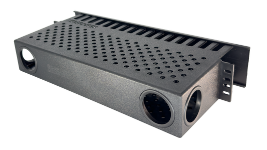 NP2 2U Cable Management Bay - High-Density 48-Port Patch Cable Organizer