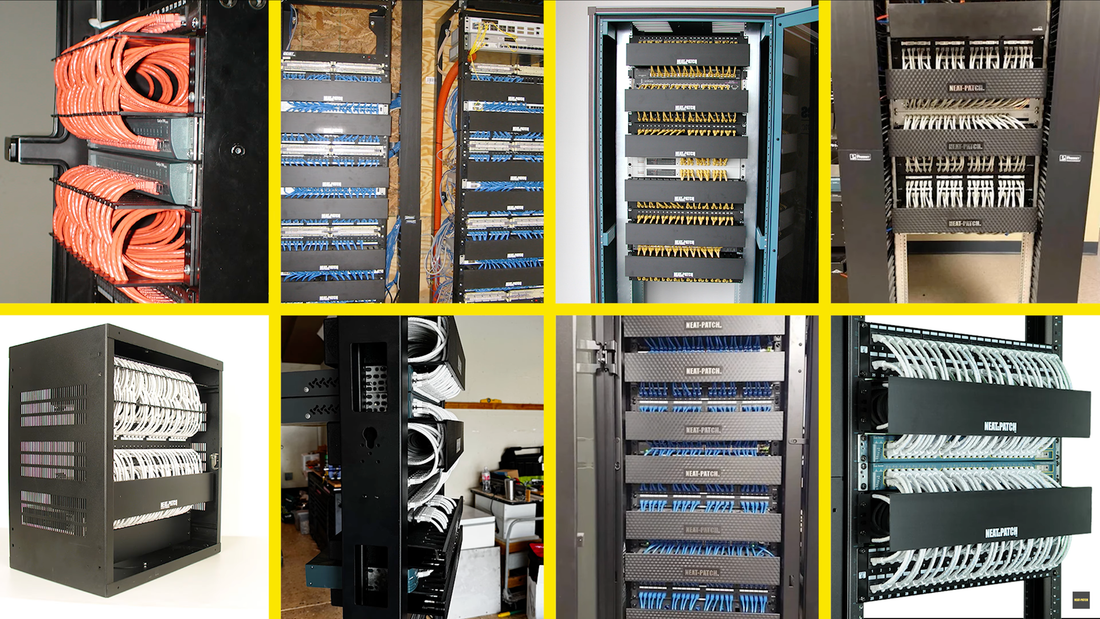 1U & 2U Cable Management for High-Density Network Racks – NEAT-PATCH