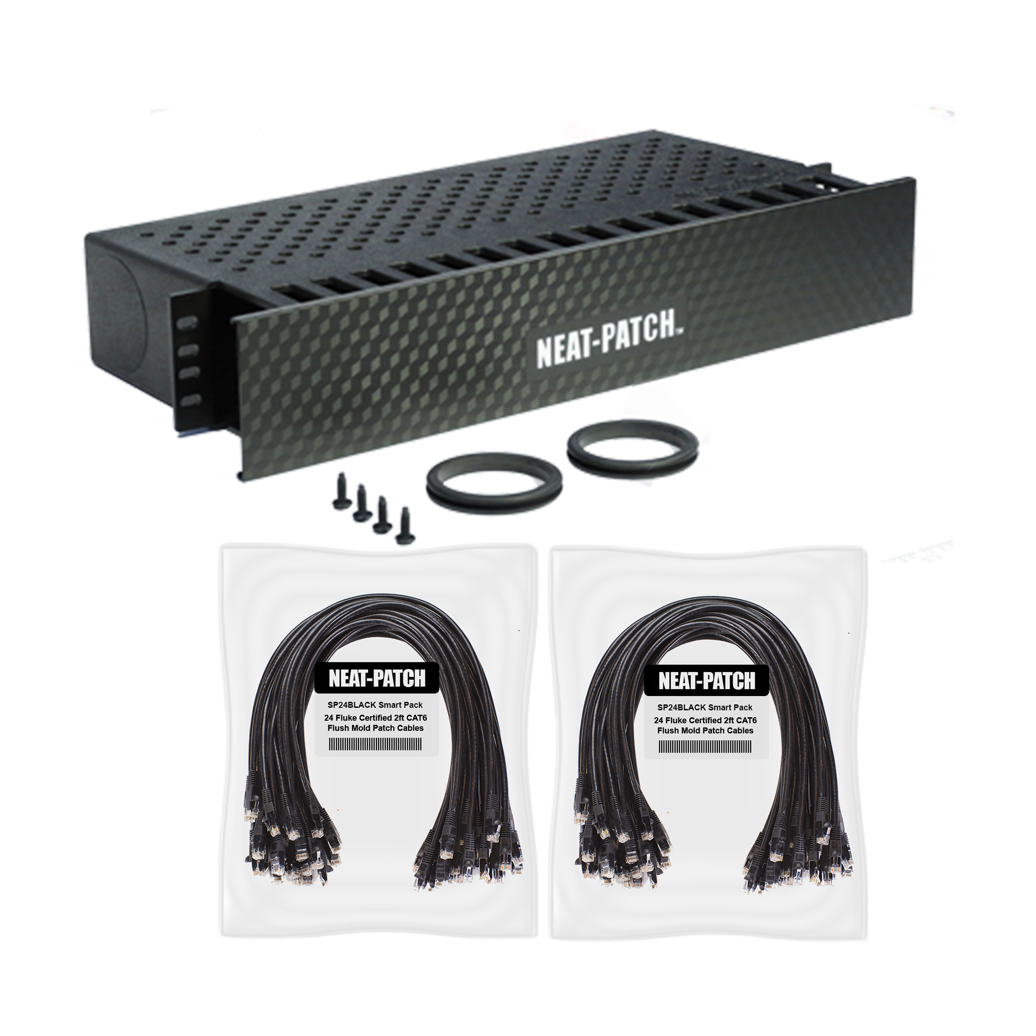 Network Cable Management | 1U & 2U Cable Managers – NEAT-PATCH